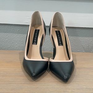 Steven Whiiskey Two-Tone d'Orsay Pump Black